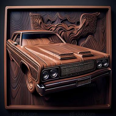 3D модель Dodge Monaco (STL)